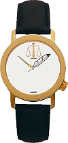 montre Akteo : Justice (mod&egrave;le de couleur or)