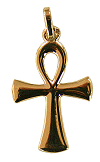 pendentif en or : la cl&eacute; de vie