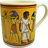 mug (tase &agrave; caf&eacute; ou &agrave; th&eacute;) illustr&eacute;e avec une sc&egrave;ne du Livre des morts &eacute;gyptien : la pes&eacute;e des &acirc;mes (Dernier jugement)