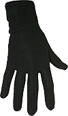 paire de gants noirs, taille unique extensible