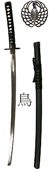 katana ''Tori'' (d&eacute;coratif ou d'entra&icirc;nement)