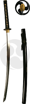 katana ''Tomoe'' (forge Kobuse, aciers 1060 et 1045)