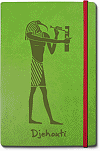 Carnet de notes personnalis&eacute; (gravure laser sur carnet Legami, couverture en gomme de couleur)