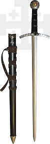&eacute;p&eacute;e de Tiberias (''Kingdom of Heaven'', mini-&eacute;p&eacute;e de d&eacute;coration avec fourreau)