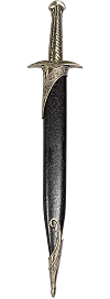 dague elfique (reproduction de Dard, l'&eacute;p&eacute;e de Frodon)