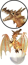 Worbn, dragon boule (collection Dragonsite)