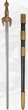 &eacute;p&eacute;e de Boabdil, &eacute;p&eacute;e de collection du dernier roi maure de la province de Grenade sous le nom de Muhammad XI (1482-1492)