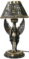 lampe de chevet Isis ail&eacute;e