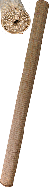 lot de 10 nattes de coupe (tatami omote, longueur 120 cm, &oslash; 8 cm)