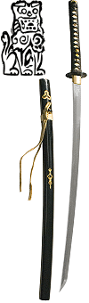 katana Kill Bill (sabre de la mari&eacute;e, version ''practical'', lame aiguis&eacute;e) ; sabre de la mari&eacute;e, incarn&eacute;e par Uma Thurman dans le film de Quentin Tarantino