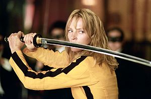 Uma Thurman et son katana l&eacute;gendaire...