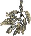 pendentif du laurier, symbole de la l&eacute;gende attribu&eacute;e &agrave; Guillaume B&eacute;libaste