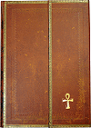 Cahier-livre 21.5 x 30 cm (8'' 1/4 x 11'' 3/4), 128 pages (fa&ccedil;on cuir repouss&eacute;)