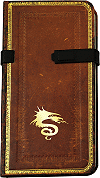 Carnet de notes personnalis&eacute; 8.9 x 17.8 cm (3'' 1/2 x 7''), 176 pages (fa&ccedil;on cuir repouss&eacute;)