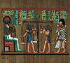 affiche en papyrus brun dor&eacute; (le Dernier jugement)