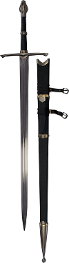 &eacute;p&eacute;e inspir&eacute;e de l'arme du R&ocirc;deur Grands-Pas, premi&egrave;re &eacute;p&eacute;e d'Aragorn, dans le film ''Le Seigneur des Anneaux''
