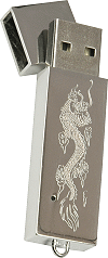 Cl&eacute; USB personnalis&eacute;e par gravure : Dragon Tialong