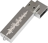 exemple de cl&eacute;s USB avec Khetemet, l'&eacute;p&eacute;e associ&eacute;e au laurier de la l&eacute;gende