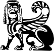 Réalisé d'après un sphinx en os, tombe princière du Tumulus Grafenbuhl (Württemberg, Allemagne), 7 avant J.-C.