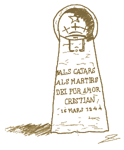 st&egrave;le comm&eacute;morative du b&ucirc;cher
