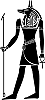 Anubis (temple funéraire d'Hatshepsout, Deir-el-Bahari)