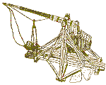armes et techniques de siège : le trébuchet