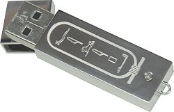 Pr&eacute;nom ''Philippe'' traduit phon&eacute;tiquement en hi&eacute;roglyphes et pr&eacute;sent&eacute; de mani&egrave;re verticale