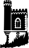 Silhouette de la Tour Magdala (Rennes-le-Château, Aude)